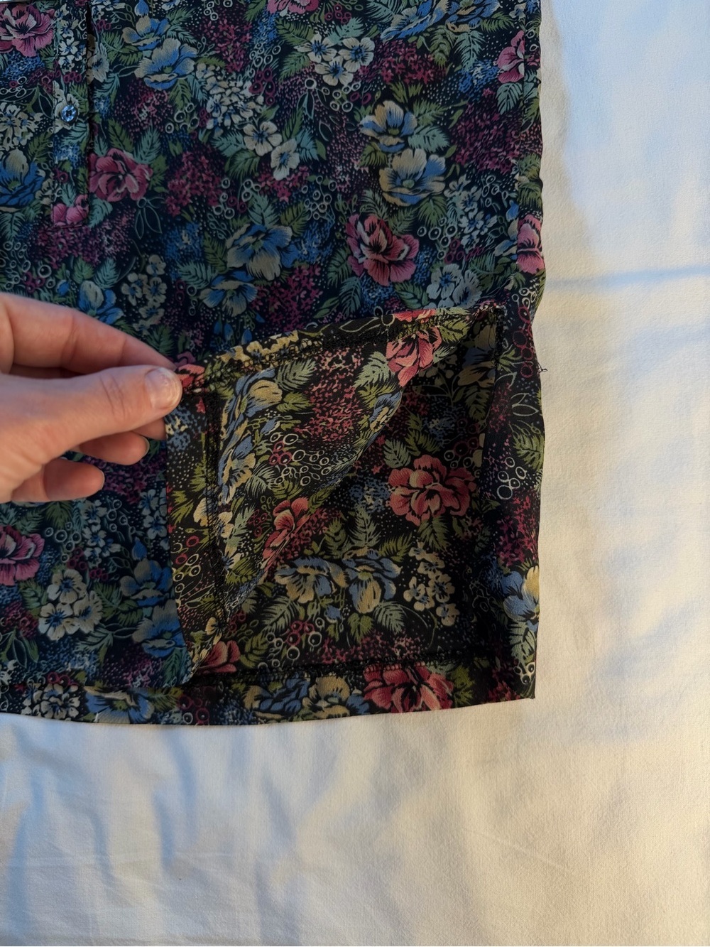 Vintage 80’s Floral Peasant Blouse - Picture 9 of 9
